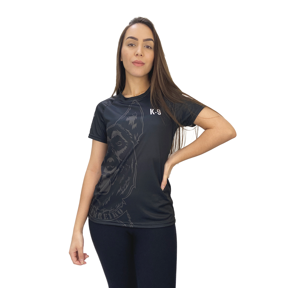 Camiseta Babylook BPFron - Edição especial Guerreiro - Cor Preta - Feminina