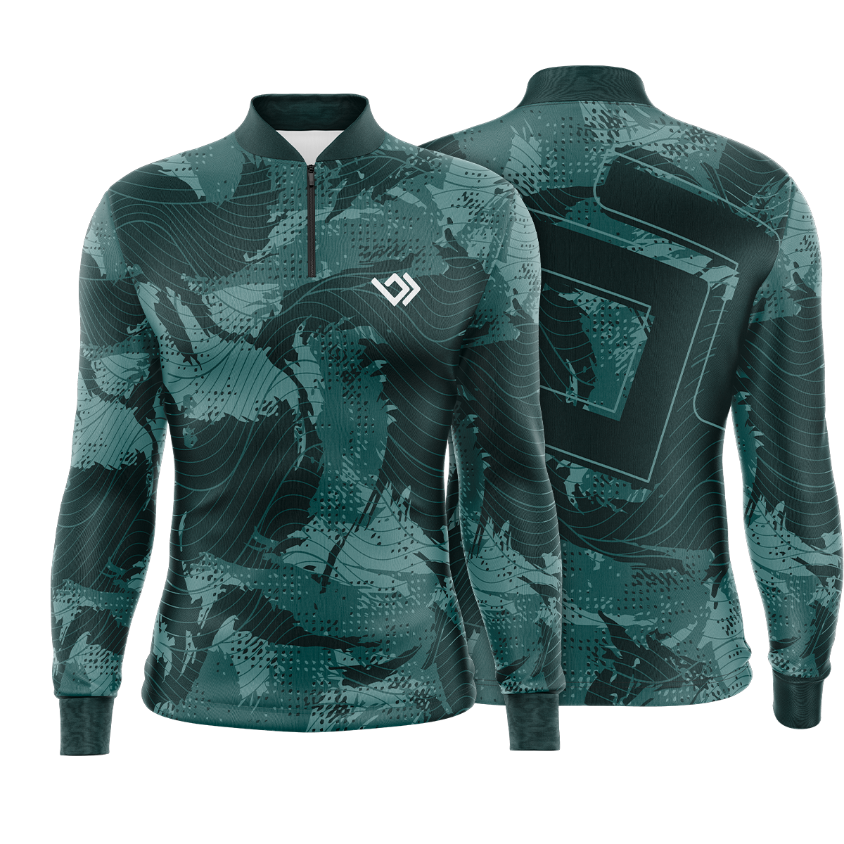 Camiseta Camisa Pesca Dry Proteção UV50+ Masculina Verde
