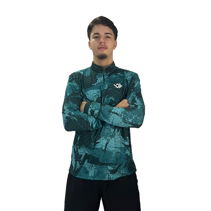 Camiseta de Pesca Dry UV Bracia - Verde