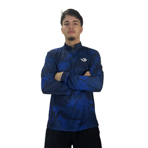 Camiseta de Pesca Dry UV Bracia - Azul