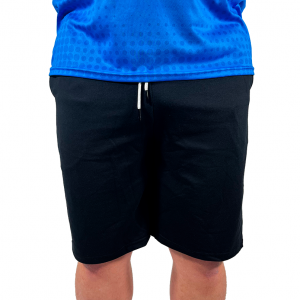 Bermuda Moletom Masculina Casual Academia Premium Com Bolso - Preta