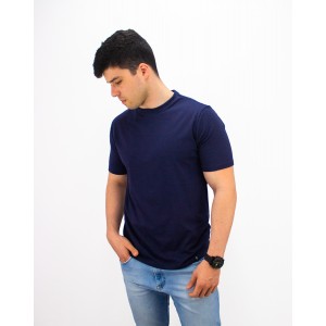 Camiseta Algodão Folius - Azul Marinho