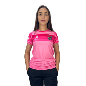 Camiseta BPFron 2023 - Outubro Rosa - Frente - Feminina