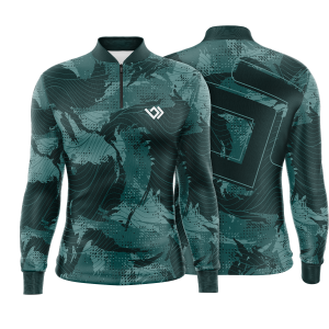 Camiseta Camisa Pesca Dry Proteção UV50+ Masculina Verde